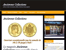 Tablet Screenshot of anciennes-collections.com